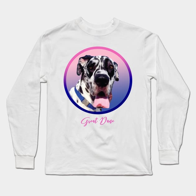 Beautiful Great Dane! Especially for Great Dane owners! Long Sleeve T-Shirt by rs-designs